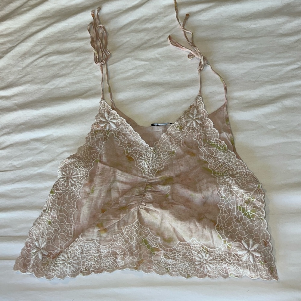Zara tie dye tank top